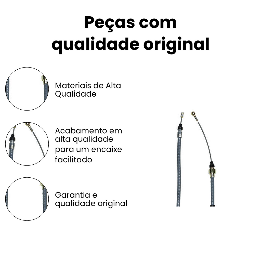 Cabo de Freio Volkswagen Saveiro 2014-2016 IKS-1248 - Imagem 3