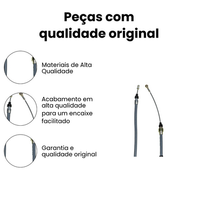 Cabo de Freio Volkswagen Saveiro 2014-2016 IKS-1248 - Imagem 3