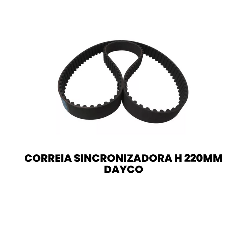 Correia Sincronizadora H 220mm Dayco Fiat Palio Siena Doblo - Imagem 2