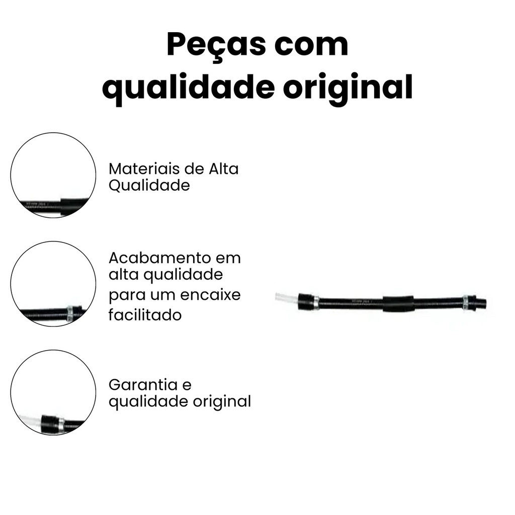 Cabo de Embreagem VW Kombi Carat T2 Pickup Furgo 96-05 - Imagem 3