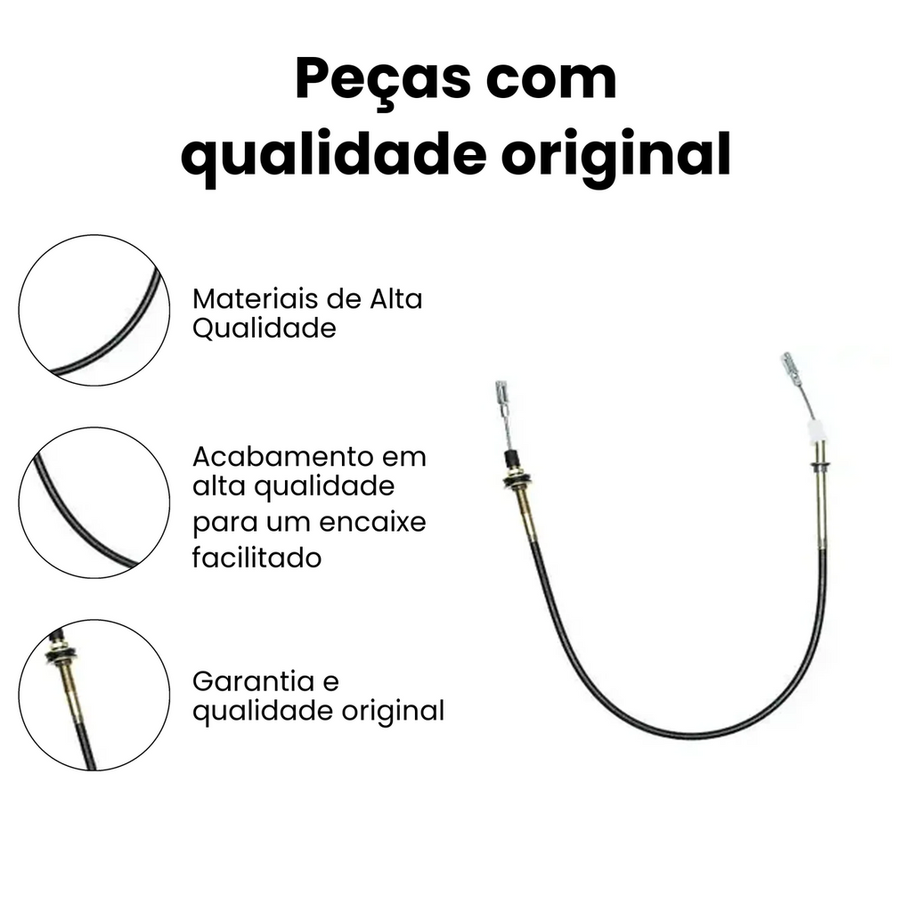 Cabo Embreagem Vw Saveiro Voyage 81/87 Iks-1305 - Imagem 3