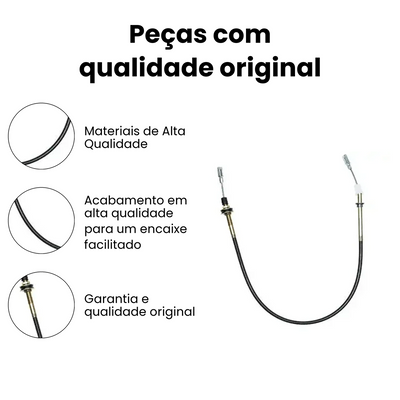 Cabo Embreagem Vw Saveiro Voyage 81/87 Iks-1305 - Imagem 3