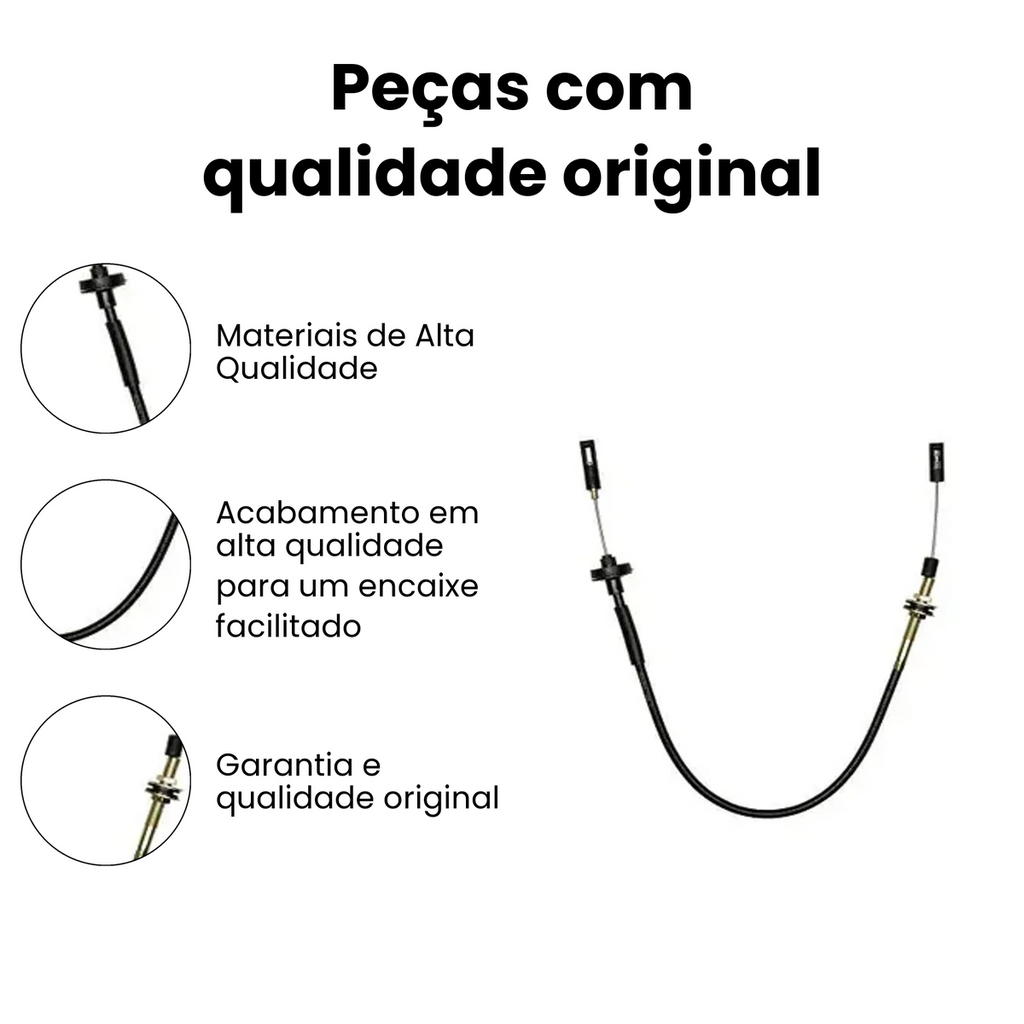 Cabo Embreagem Original VW Santana Passat IKS-1308 - Imagem 3