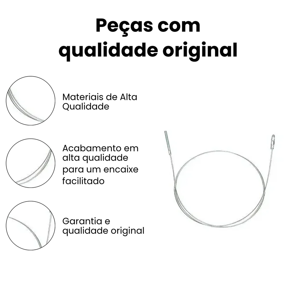 Cabo Embreagem Fusca VW 1300 1500 1600 IKS-1311 - Imagem 3