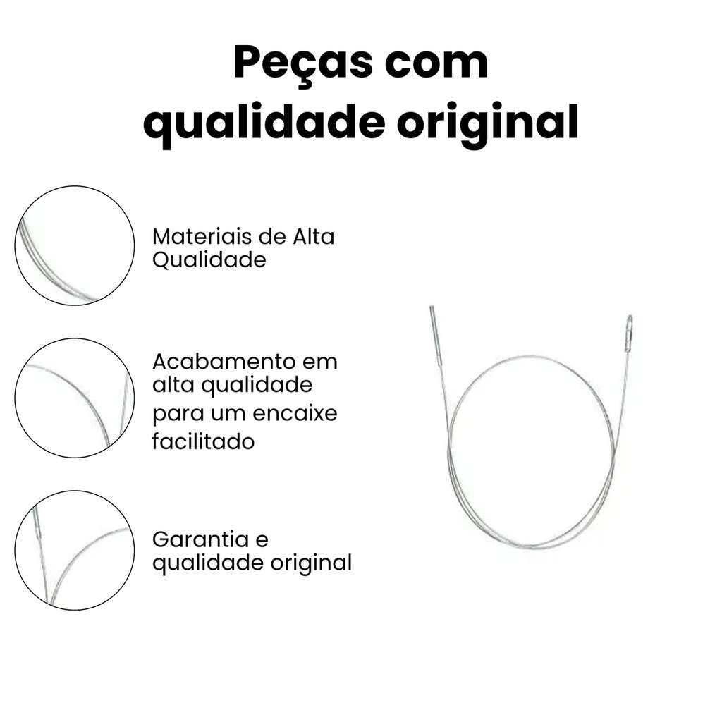 Cabo Embreagem Volkswagen Variant Brasilia - Imagem 3