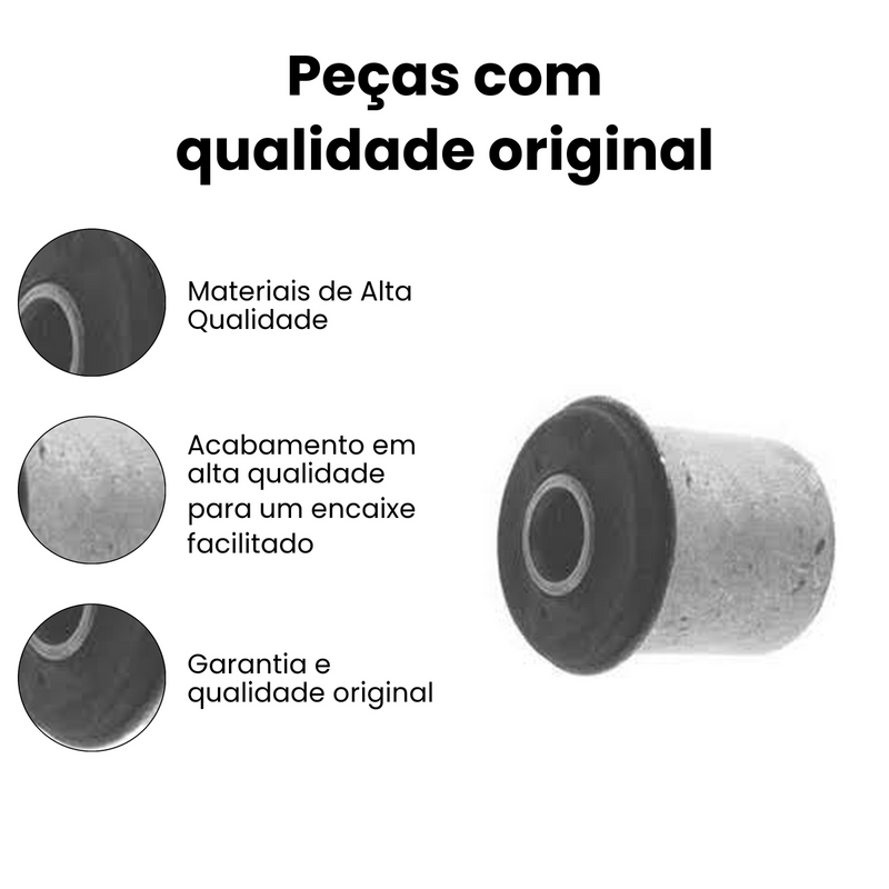 KIT Bucha Bandeja Inferior Dir Esq Ford Belina II 77-84 Corcel I - Imagem 3