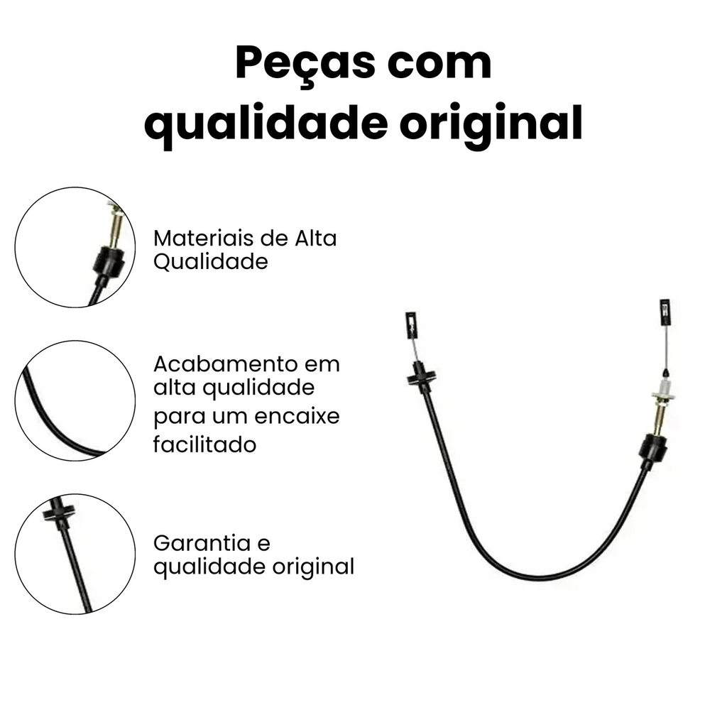 Cabo Embreagem Volkswagen Gol 1.0 CHT 94-96 - Imagem 3