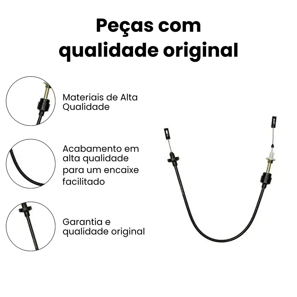 Cabo Embreagem Original Volkswagen Gol Parati 94-98 - Imagem 3
