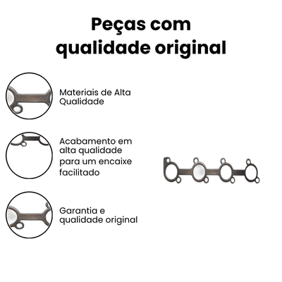 Junta Coletor de Escapamento Ecosport Ka - Bastos - Imagem 3