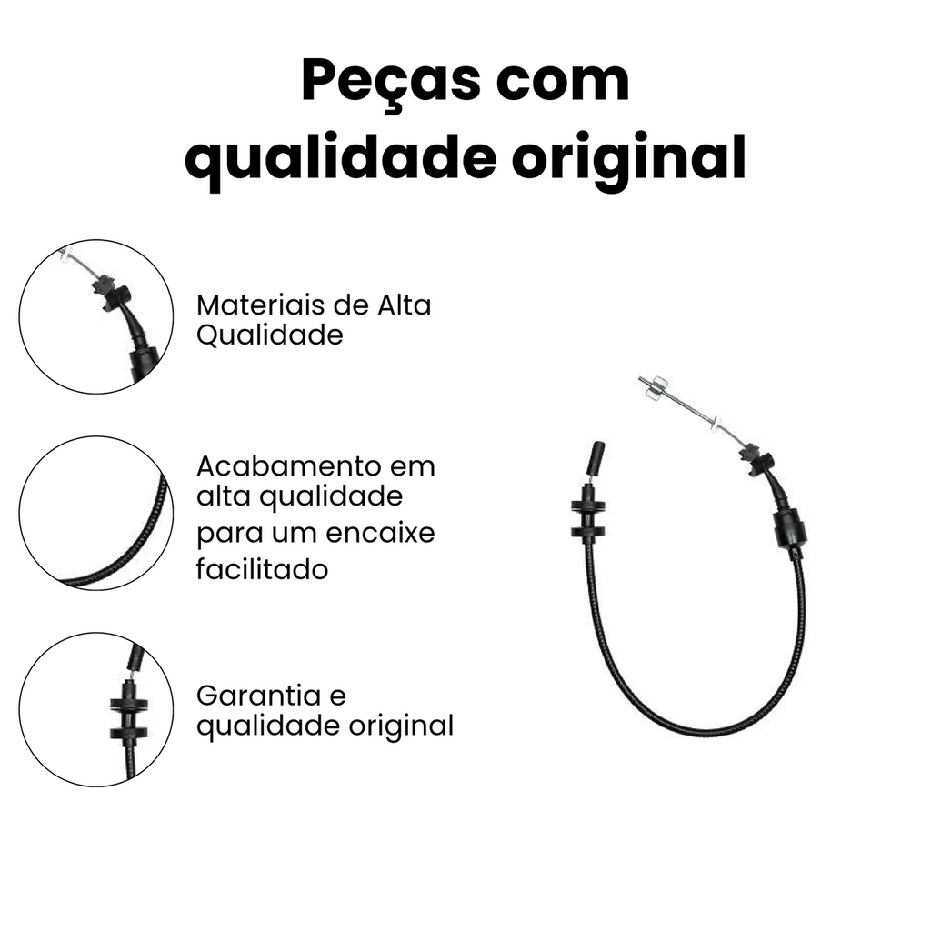 Cabo Embreagem IKS VW Gol Saveiro IKS-1323 - Imagem 3