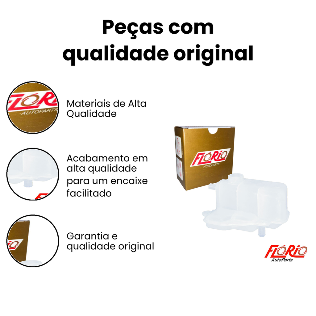 Reservatório Expansão Radiador Sem Tampa Palio - Imagem 3