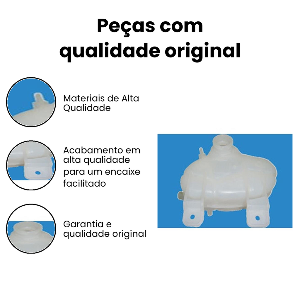 Reservatório Expansão Radiador Sem Tampa Linea Punto - Imagem 3