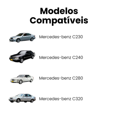 Correia Acessórios RAW Mercedes C230 1997-2004 C240 C280 C32 - Imagem 4