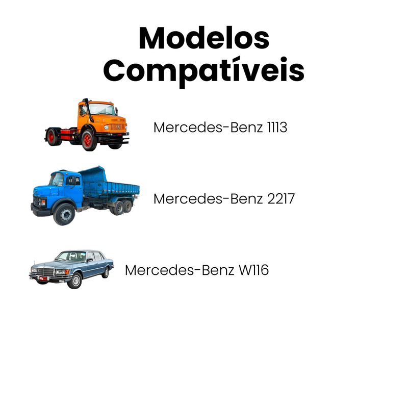 Correia Acessórios RAW Mercedes-Benz 1113 72-80 2217 78-92 W - Imagem 4
