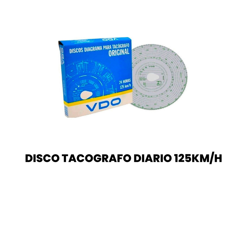 Disco Tacógrafo Diário 125km/h - Caminhões e Automóveis - Imagem 2