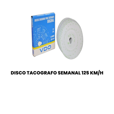 Disco Tacógrafo Semanal 125 Km/h VDO - Caminhões e - Imagem 2