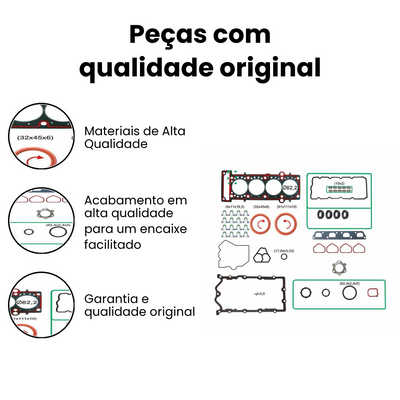 Jogo Junta Motor c/ Retentor Cargo/Constellation 98-12 - Imagem 3