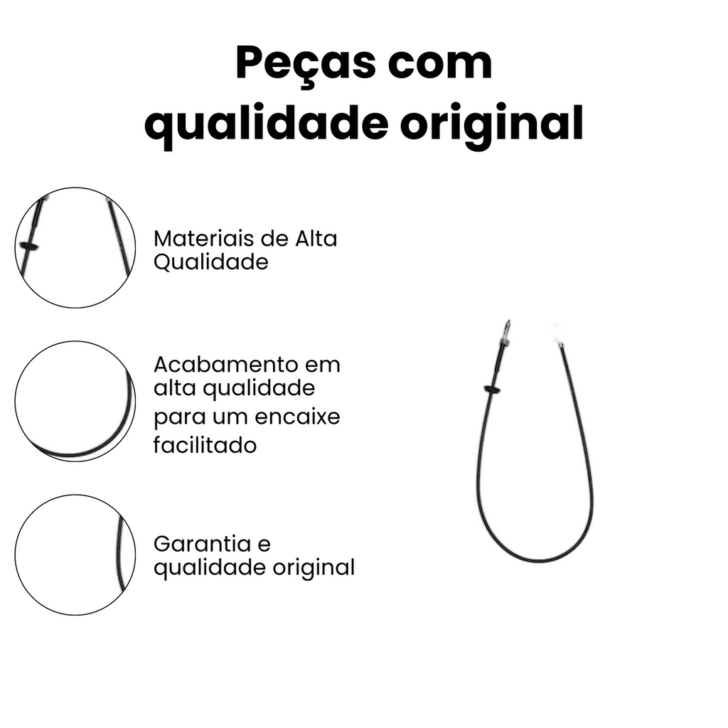 Cabo Velocímetro Volkswagen Gol Saveiro 1988 1994 - Imagem 2