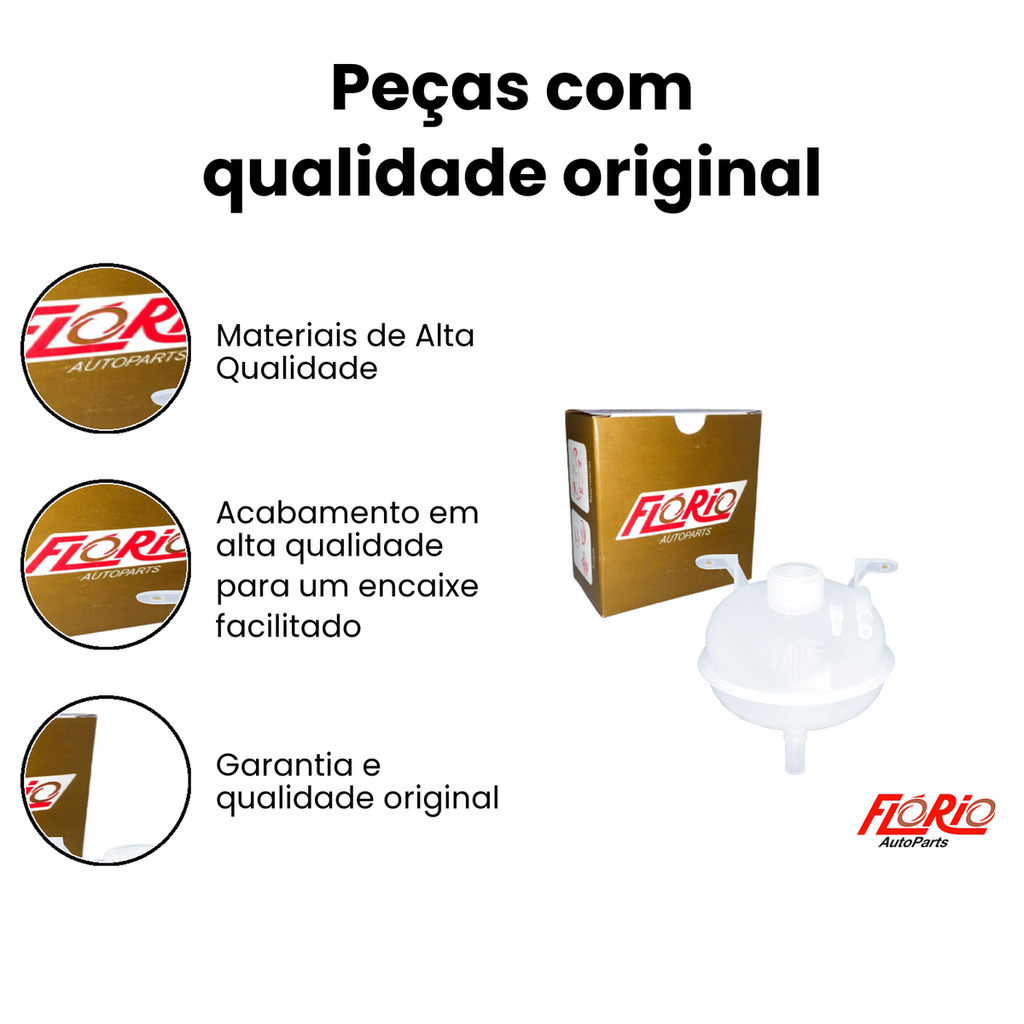 Reservatório Expansão Radiador s/ Tampa Classic Classic - Imagem 3