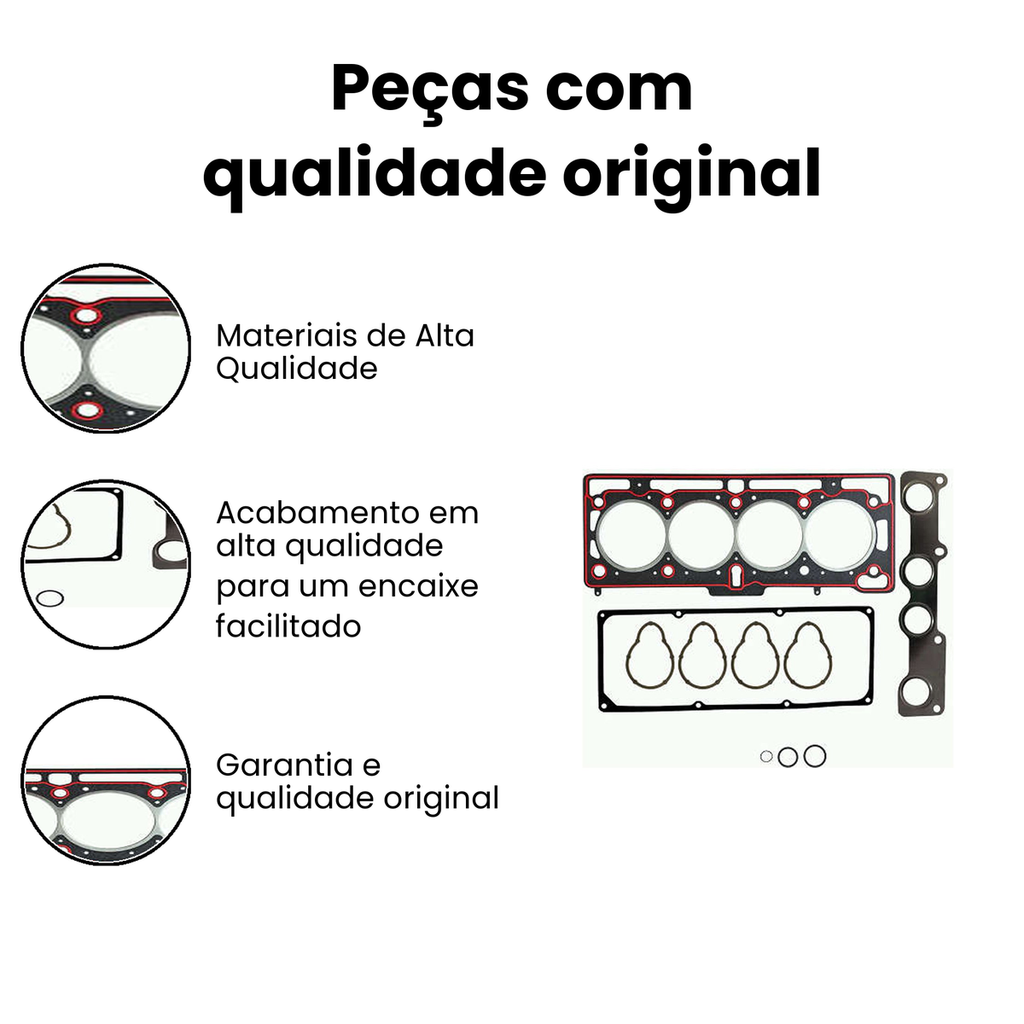 Jogo de Junta do Motor s/ Retentor Logan - Imagem 3