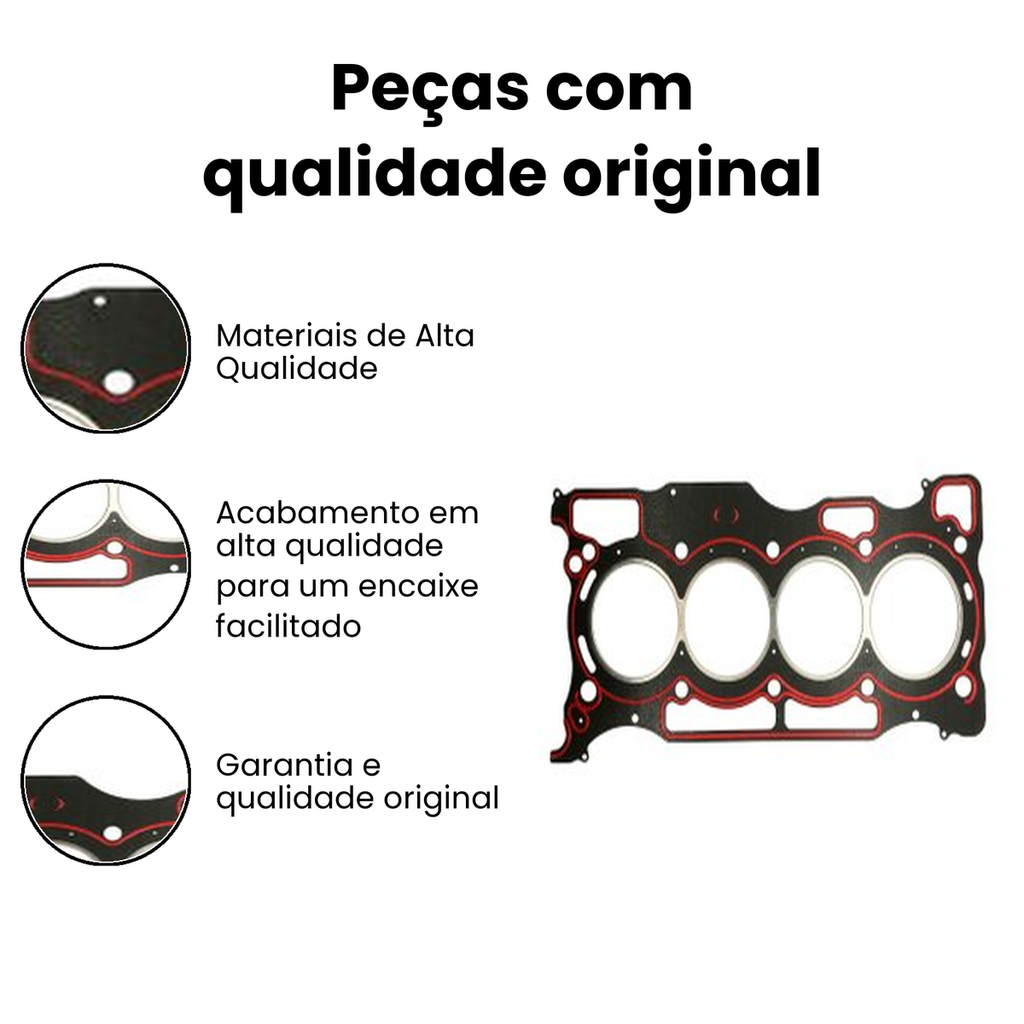 JUNTA DO CABEÇOTE VERSA KICKS BASTOS - Imagem 3