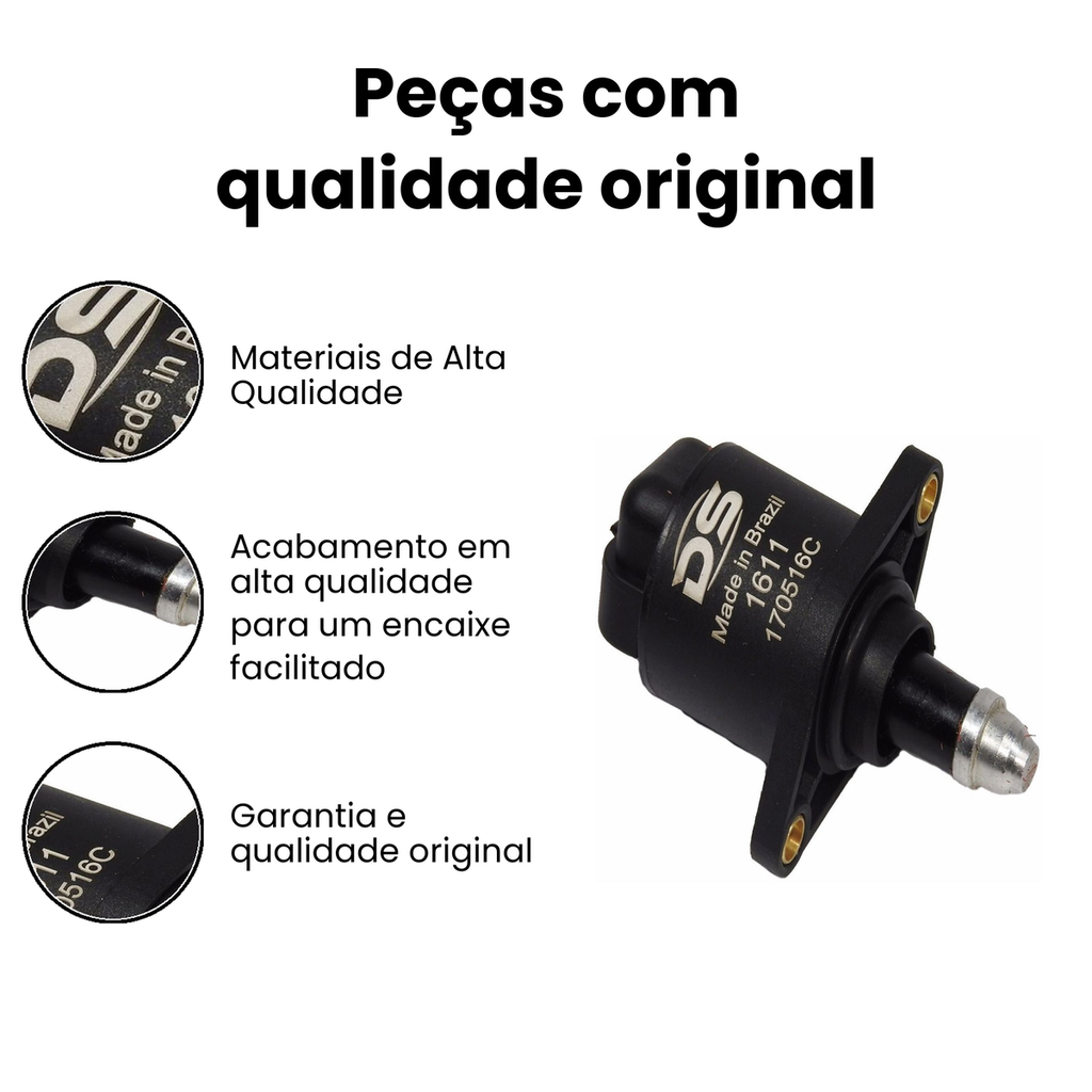 Atuador de Marcha Lenta DS - Gol Polo - Imagem 3