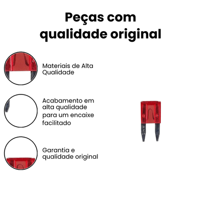 Fusível Mini Lâmina 10A AMS - SCENIC - Imagem 3