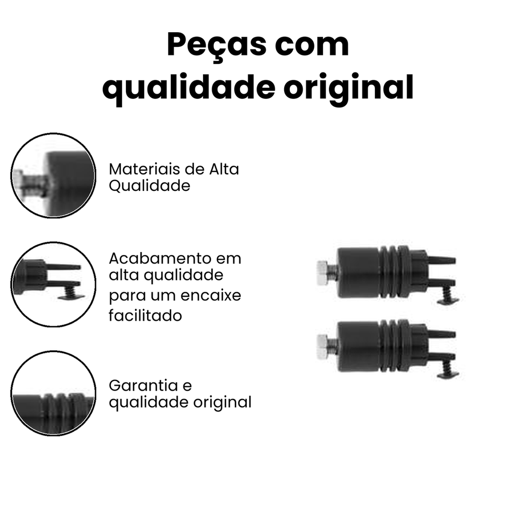 Coxim Pisca Bros 13/14 c/Porca/Paraf. NXR NXR - Imagem 3