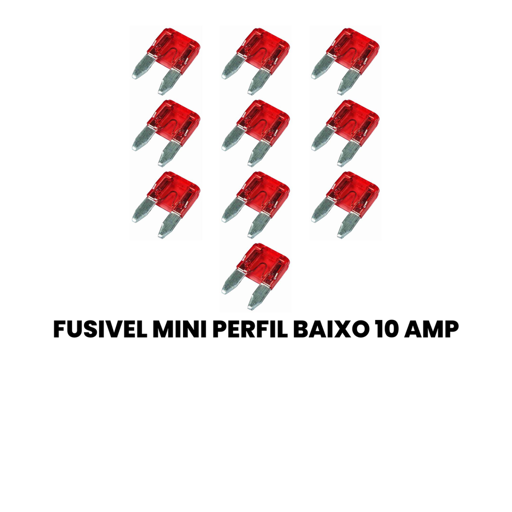 Fusível Mini Perfil Baixo 10 Amp - D PATHFINDER - Imagem 2