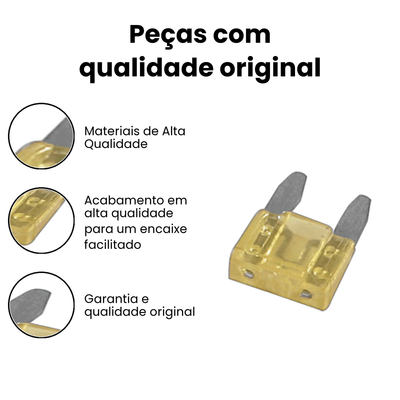 Fusível Mini Perfil Baixo 20 Ampères - CB CBR - Imagem 3