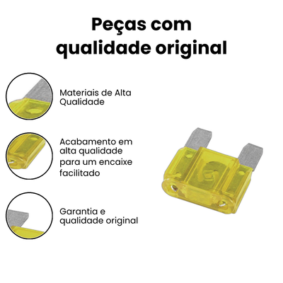 Fusível Maxi Lâmina 20A - AMS - Automóveis e Ônibus - Imagem 3