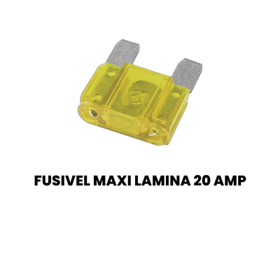 Fusível Maxi Lâmina 20A - AMS - Automóveis e Ônibus - Imagem 2