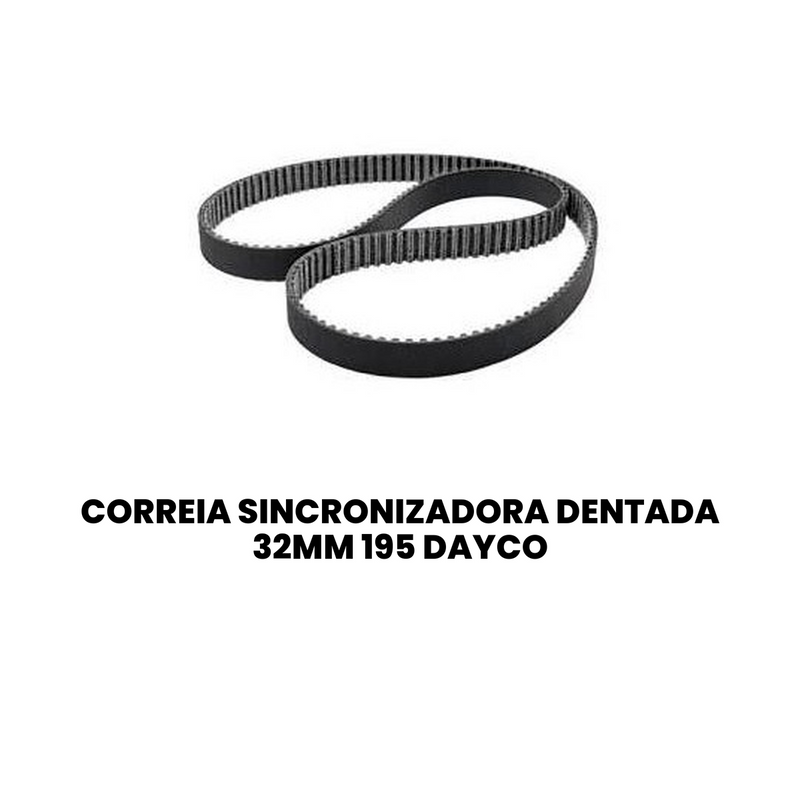 Correia Sincronizadora Dentada 32mm 195 Dayco Mitsubishi L20 - Imagem 2