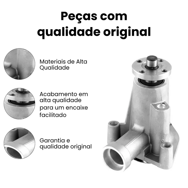 Bomba Água Volkswagen Gol 1997-2001 Parati 2000-2004 Polo Cl - Imagem 3