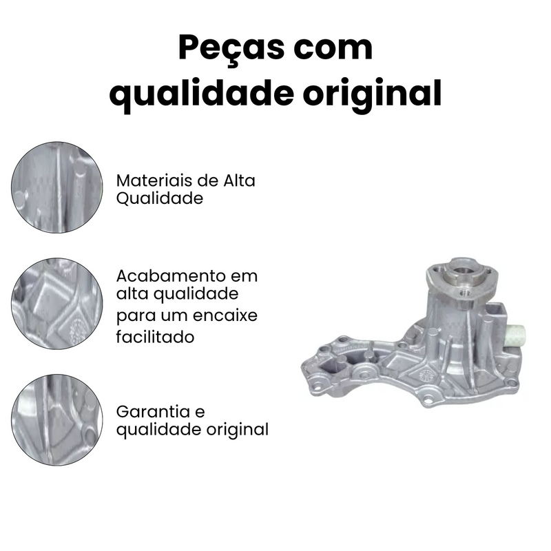 Bomba Água Volkswagen Gol 1978-1988 Parati 1984-1994 Saveiro - Imagem 3