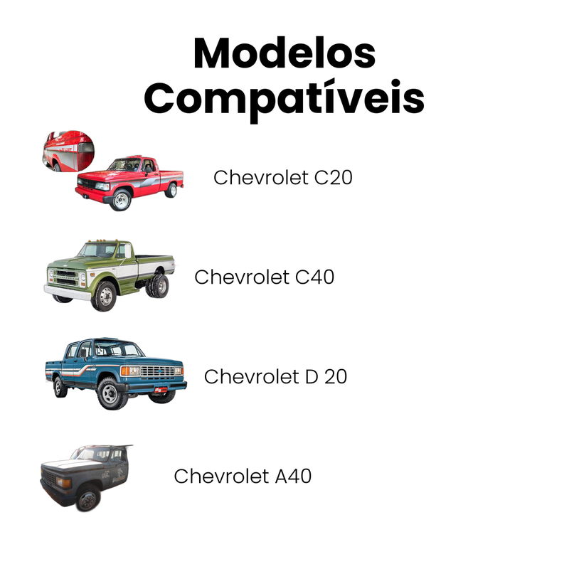 Bomba Água Chevrolet D20 D40 A20 C20 A40 C40 1984-1992 - Imagem 4