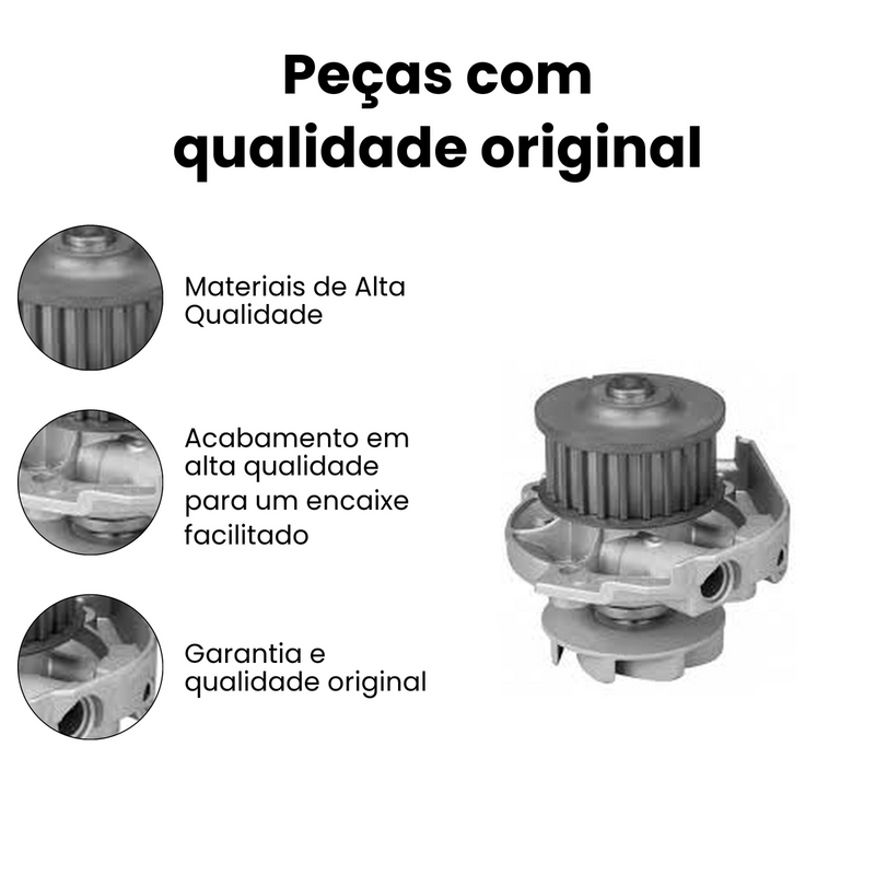 Bomba de Água Fiat Doblo 2000-2013 Fiorino 2001-2012 Idea 20 - Imagem 3
