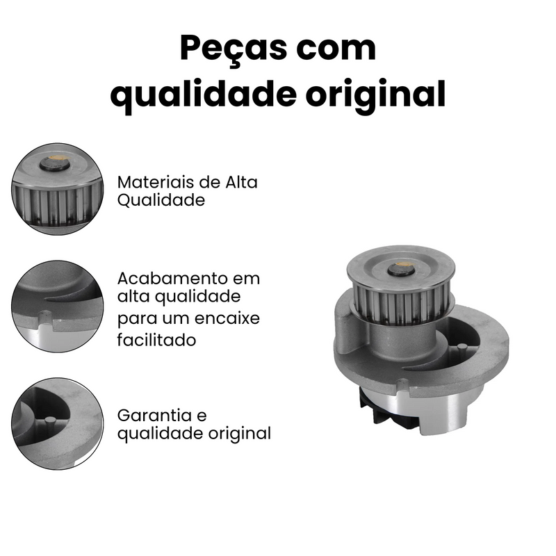 Bomba de Água GM Cobalt 2002-2012 Corsa Meriva Montana Spin - Imagem 3