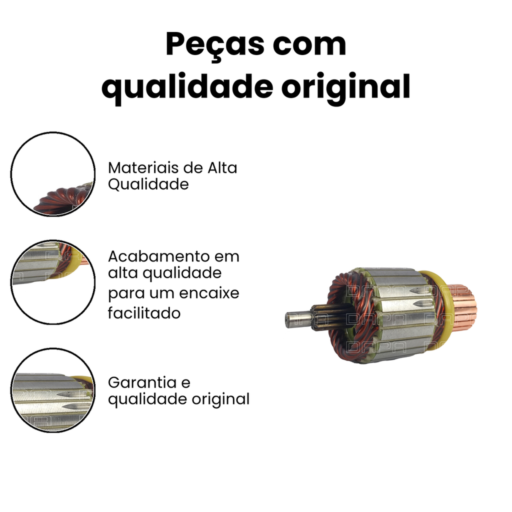 Induzido do Motor de Partida AUTOMAXX - Corsa Onix - Imagem 3