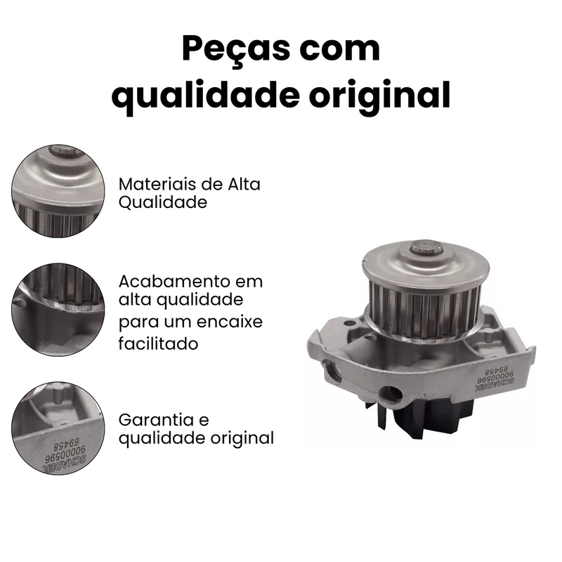 Bomba Água Fiat 500 2008-2012 Bravo Doblo 2012-2023 Fiorino - Imagem 3