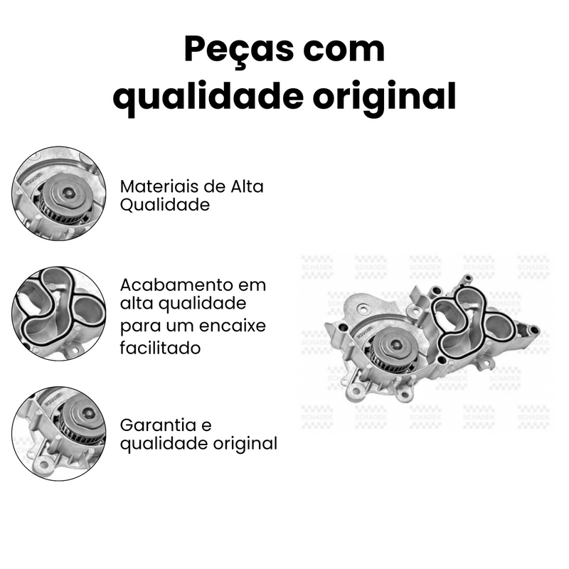 Bomba Água Volkswagen Fox 2014-2021 Gol 2014-2017 Saveiro 20 - Imagem 3
