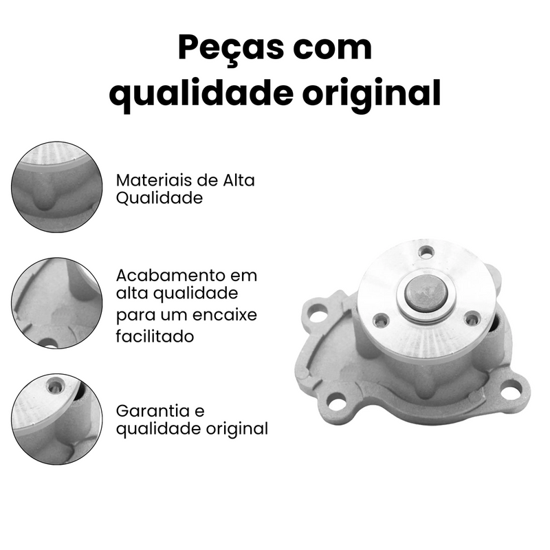 Bomba Água Nissan Kicks March Versa Livina 1.6 16V 2009-2023 - Imagem 3