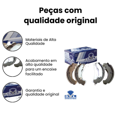 Sapata de Freio Traseiro c/ Haste Uno Mobi SYL - Imagem 3