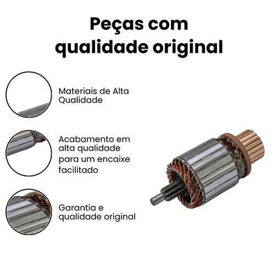 Induzido Motor de Partida Kwid Sandero AUTOMAXX - Imagem 3