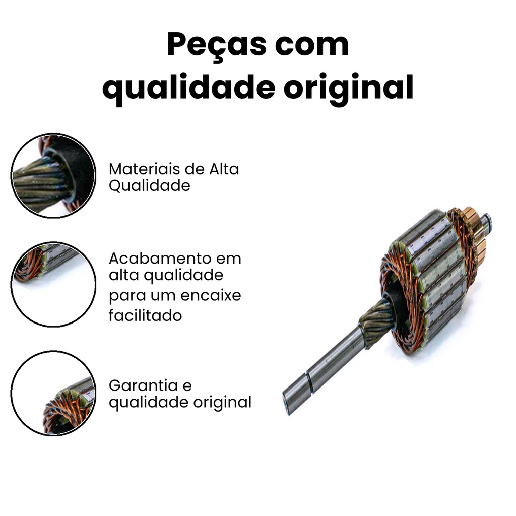 Induzido Motor de Partida AutomaXX - J2 J3 - Imagem 3