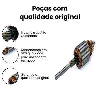 Induzido Motor de Partida AutomaXX - J2 J3 - Imagem 3