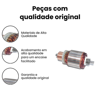 Induzido Motor de Partida AUTOMAXX S10 S10 (20608) - Imagem 3