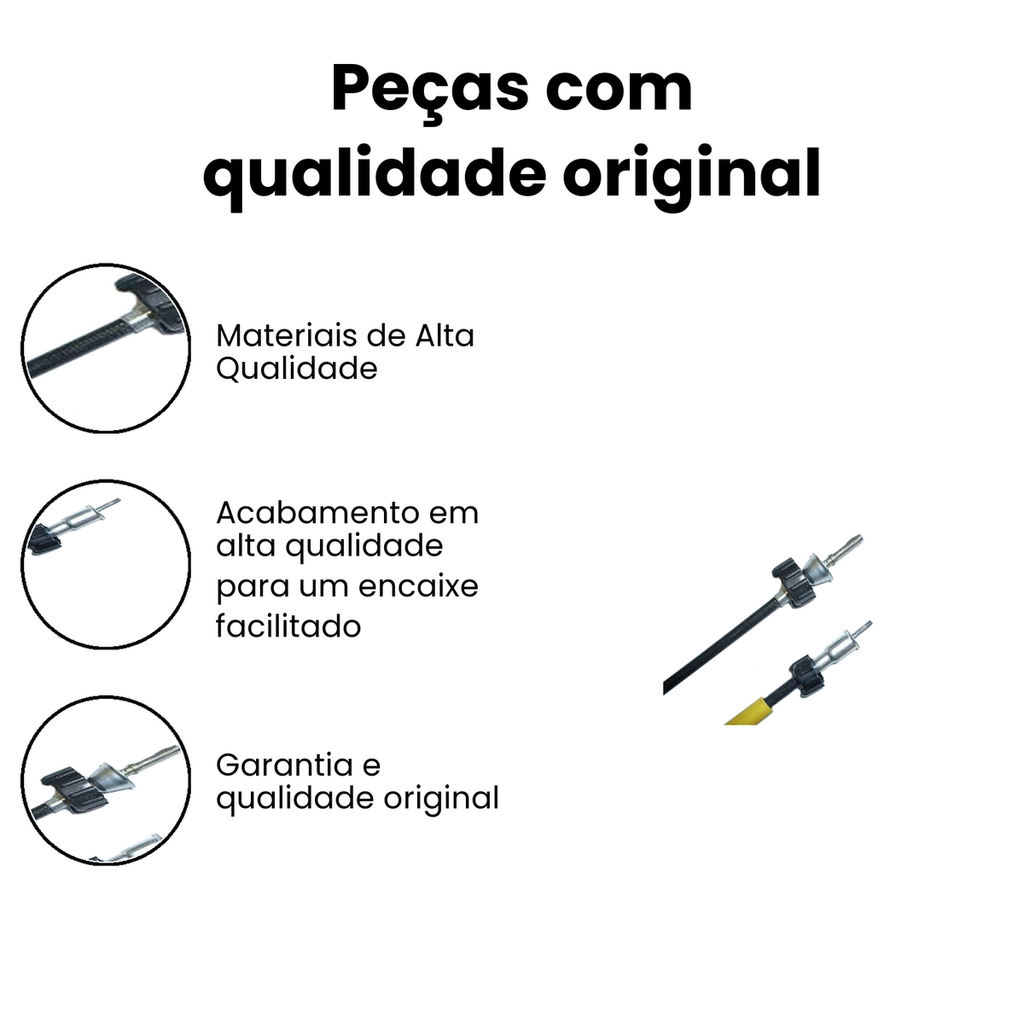 Cabo Velocímetro CABOVEL Bandeirante - Imagem 3