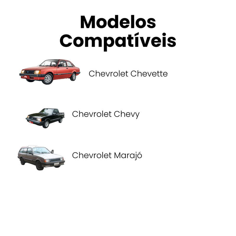 Coxim Motor Esq Chevrolet Chevette 1973-1994 Chevy 1983-1995 - Imagem 4