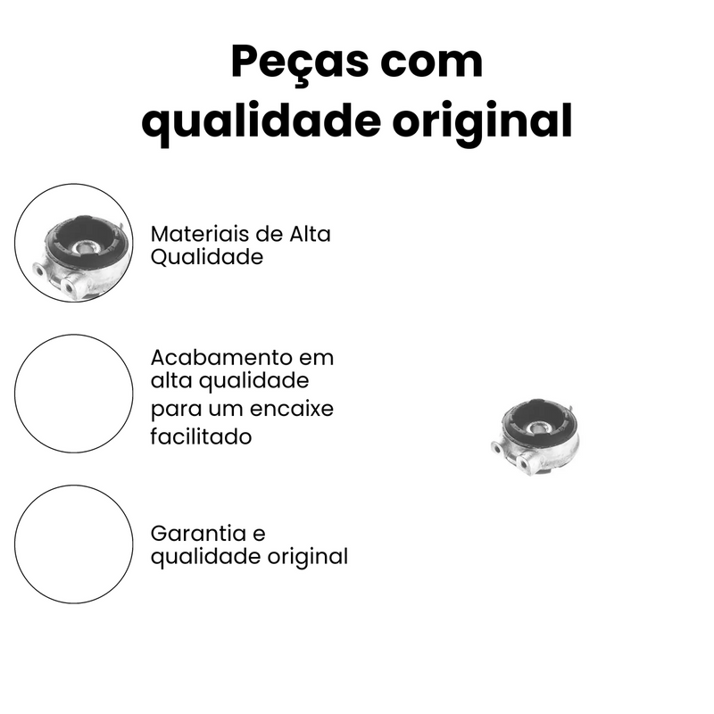 Coxim Câmbio Central Volkswagen Gol G1 G2 G3 G4 Parati G1 G2 - Imagem 3